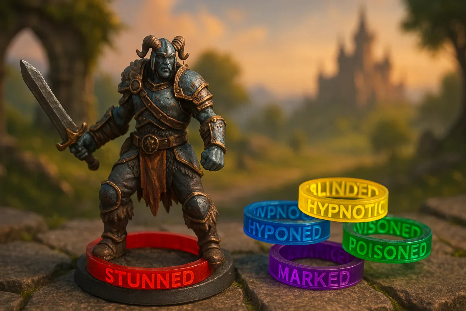 Condition Rings For Rpg Miniatures - Condition Rings for RPG Miniatures That Keep Combat Clear