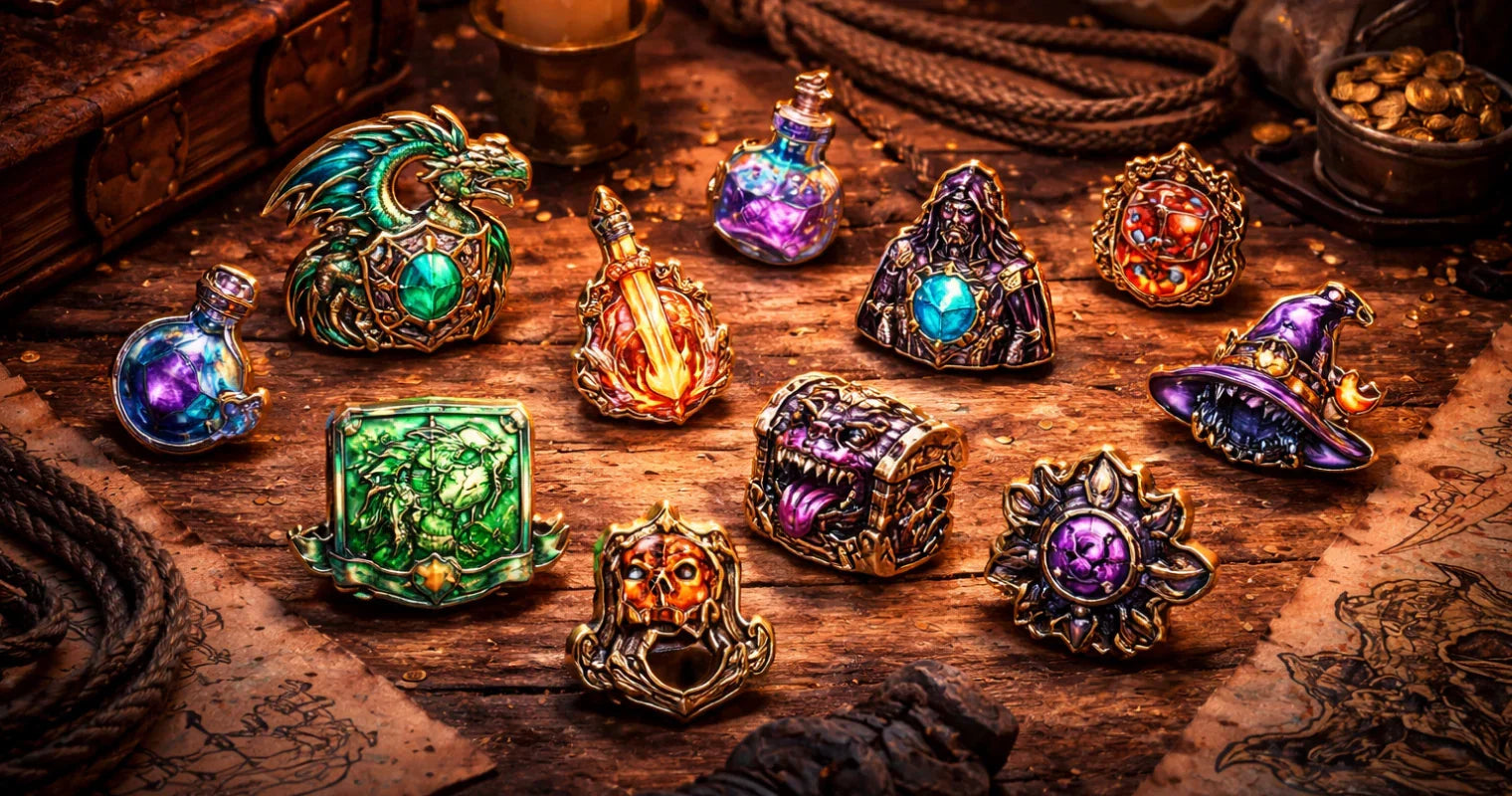 Collectible Pins For Gaming - Collectible Pins for Gaming Elevate Your Tabletop Style