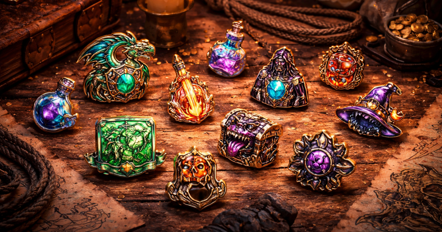 Collectible Pins For Gaming - Collectible Pins for Gaming Elevate Your Tabletop Style