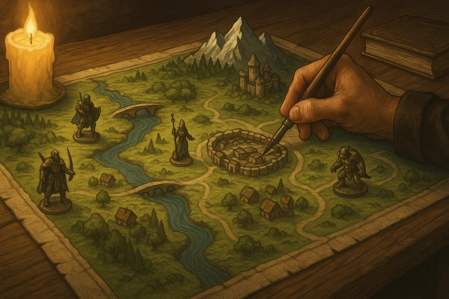 Virtual Tabletop Maps - Creating Immersive Virtual Tabletop Maps for Campaigns