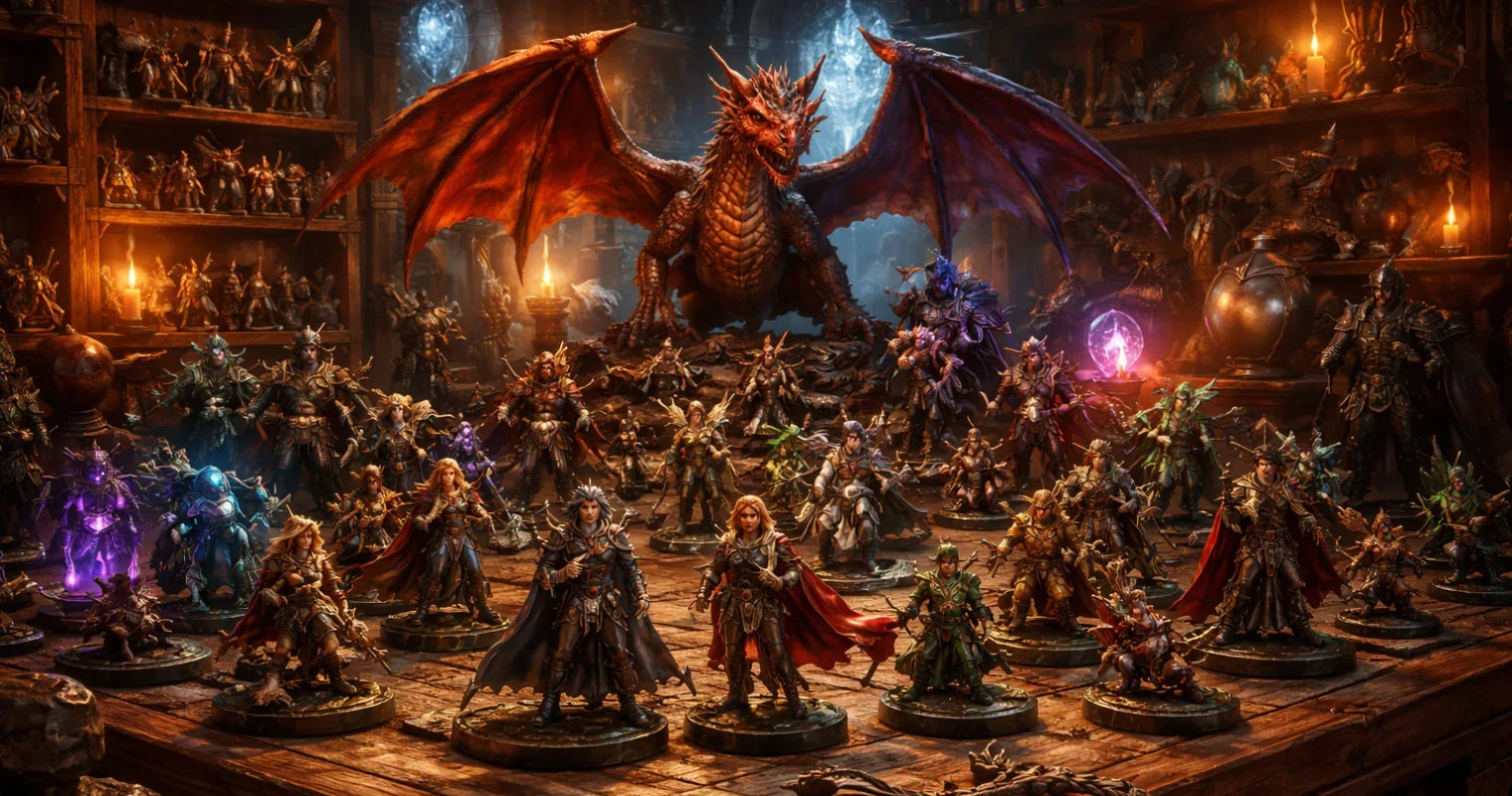 D&D Miniatures For Collectors - Curating Dungeons and Dragons Miniatures for Collectors