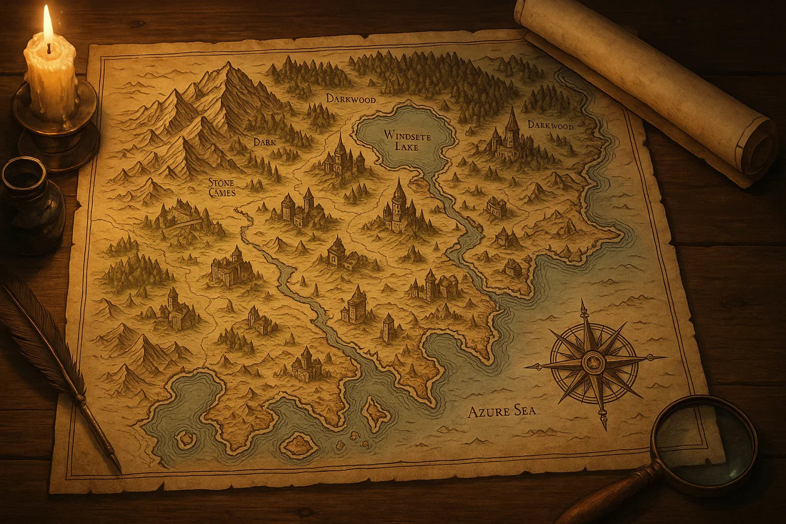 Fantasy Map Generator - Design Immersive Worlds with a Fantasy Map Generator