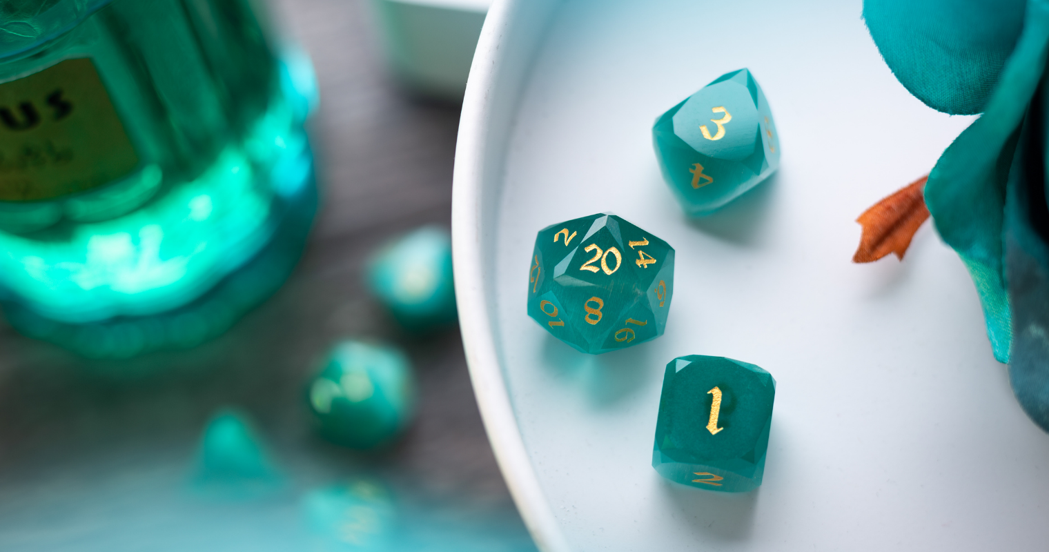 Dwarf Cut Gemstone Dice - Dwarf Cut Gemstone Dice Deliver Color and Precision at Table