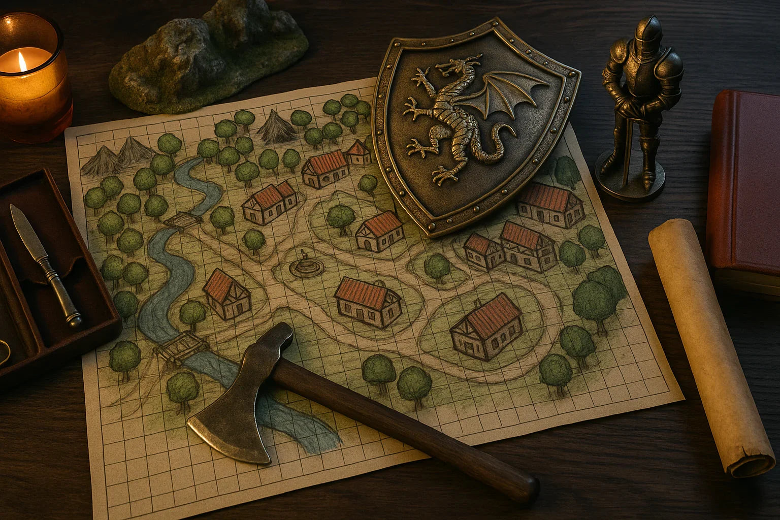 Premium Map Accessories For Tabletop Play - Elevate Your Tabletop Maps with Premium Map Accessories