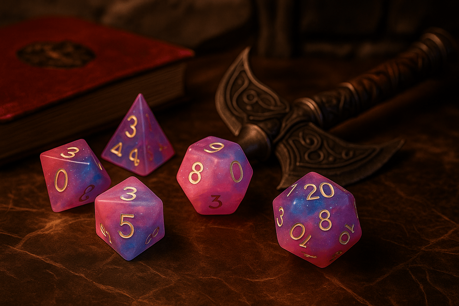 Glitter, Marble, and Vaporwave โ The Rise of Aesthetic DnD Dice