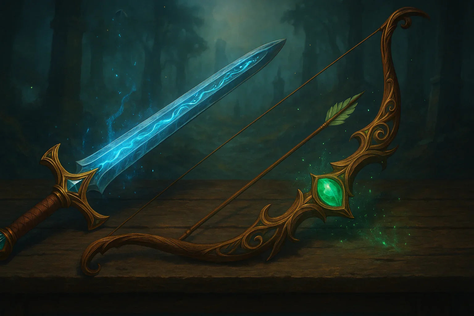 Magic Weapons Swords and Bows – Lore and Tactics | Runic Dice