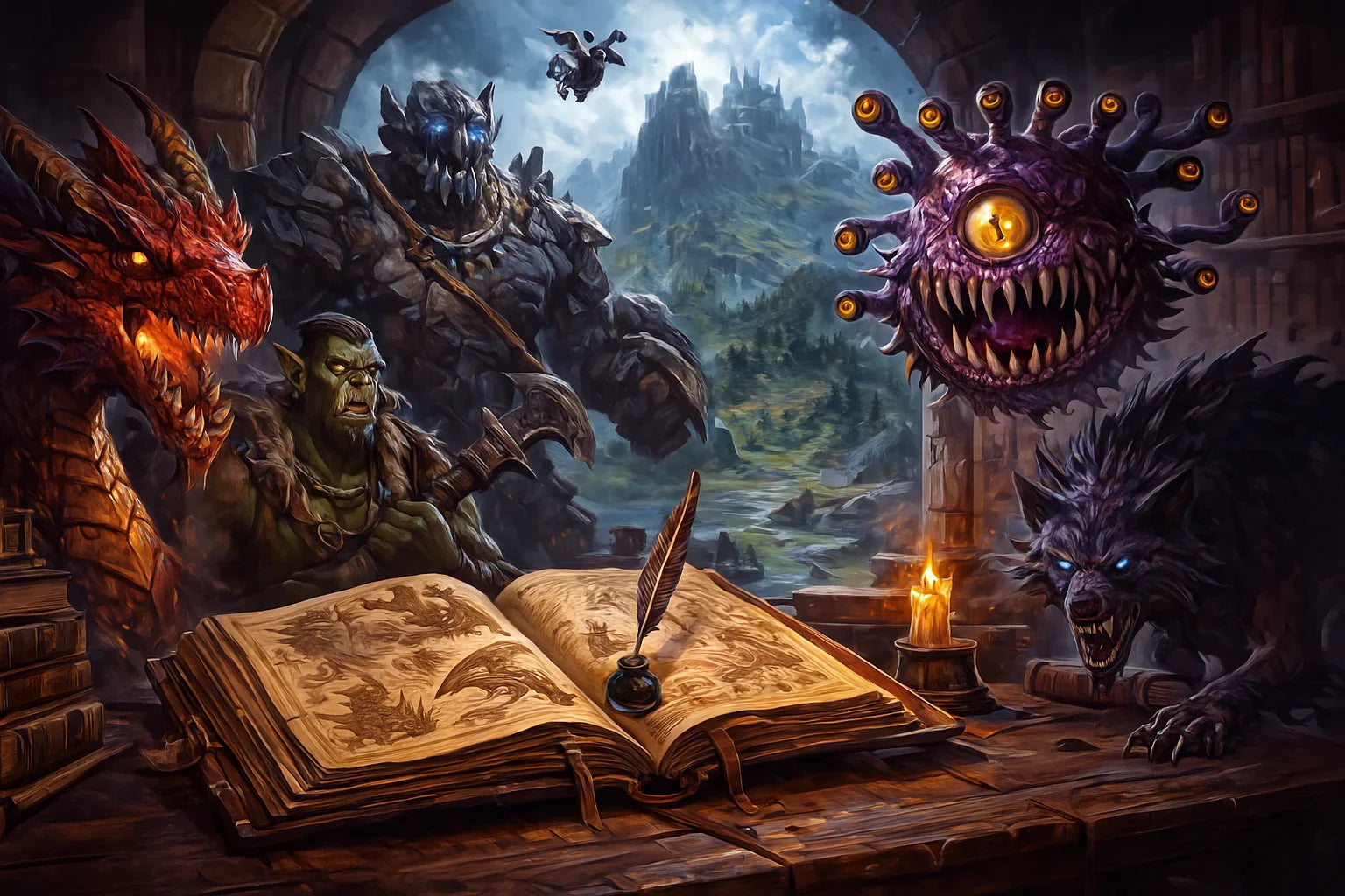 Fantasy Bestiary Book For Tabletop Gaming - Mastering a Fantasy Bestiary for Tabletop Campaigns