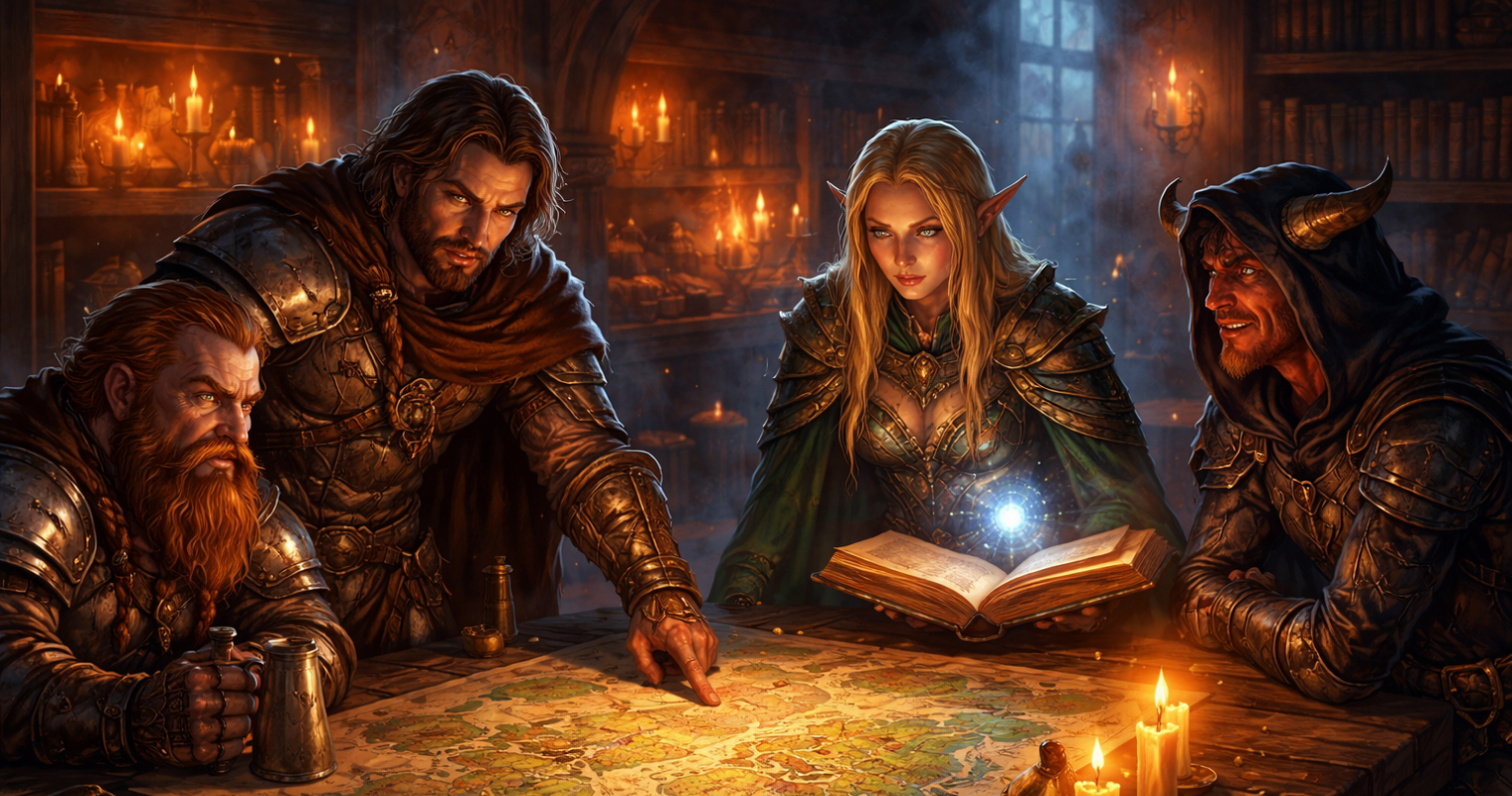 Narrative Design for Tabletop RPGs Crafting Campaigns