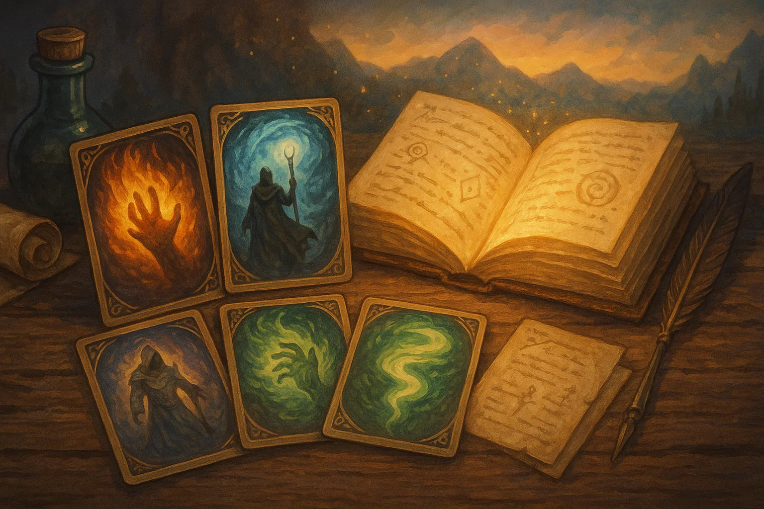 Spell Cards For Fantasy RPG - Spell Cards for Fantasy RPGs Faster Cleaner Turns Each Session