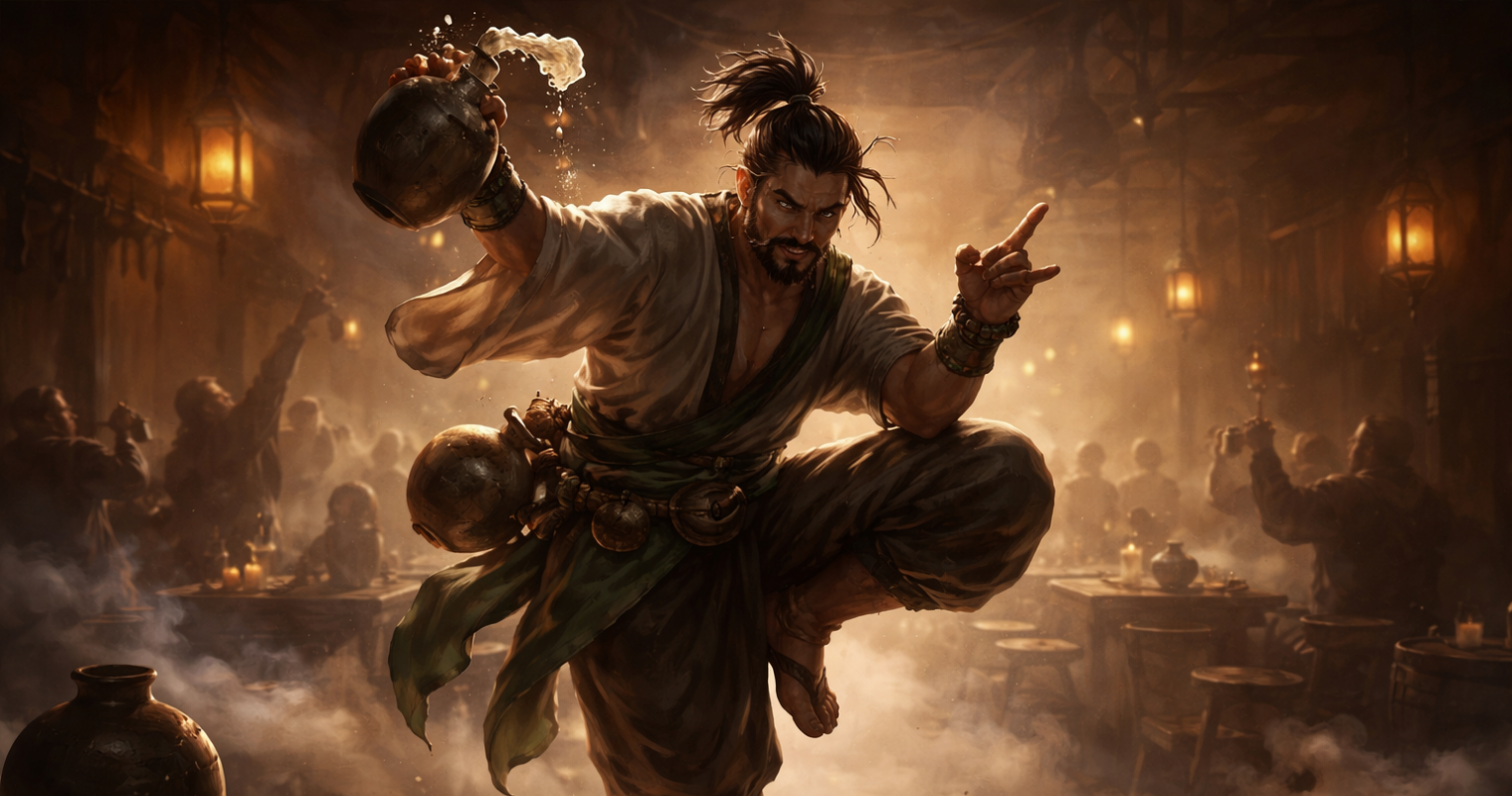 Way of the Drunken Master Monk in D&D