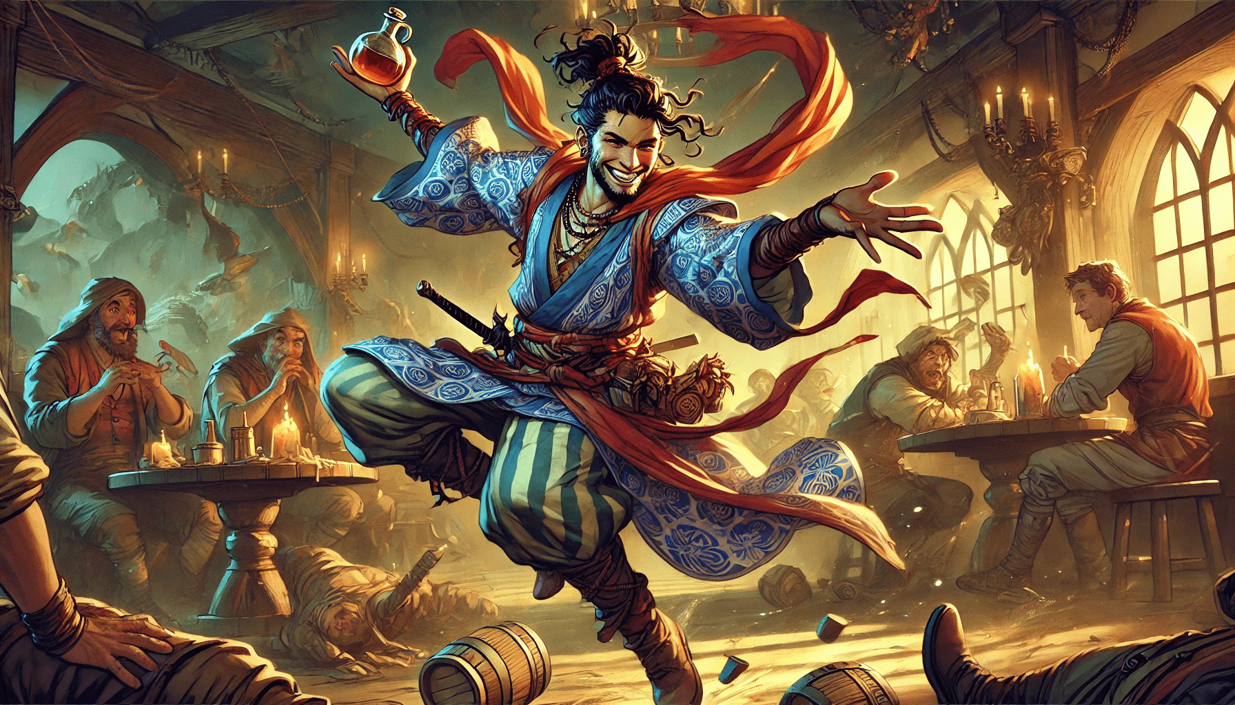 Way of the Drunken Master Monk in D&D