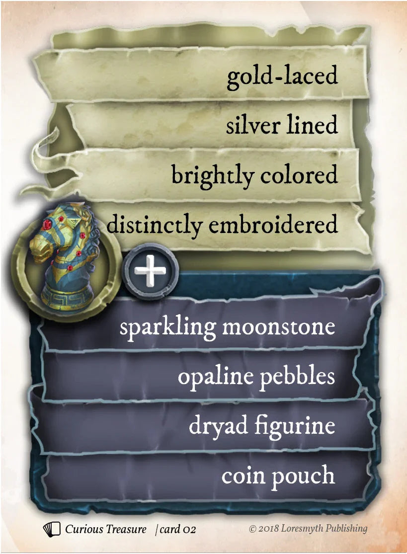 Dungeon Discoveries - Curious Treasure - Card Deck
