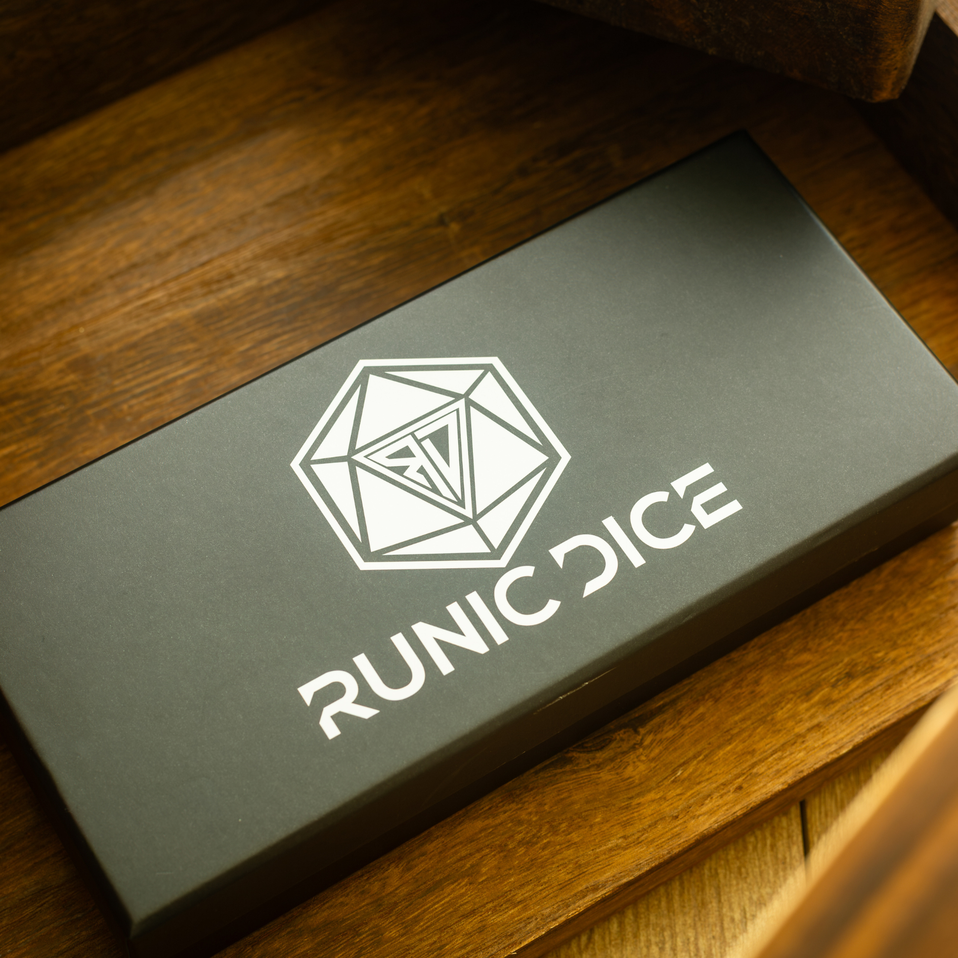 Emerald Grove Wooden Dice Storage Box