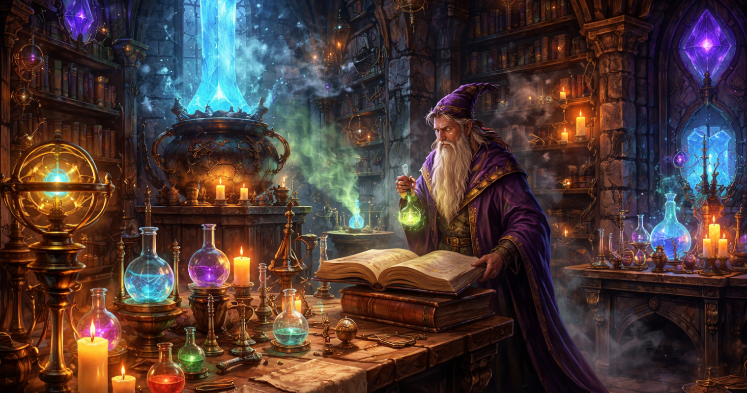 Arcane Workshop RPG - Arcane Workshop RPG – Craft Mystical Labs for Rich Campaigns