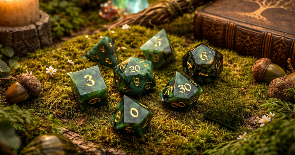 Best Dice Sets for Druids | D&D 5e Dice Guide | Runic Dice