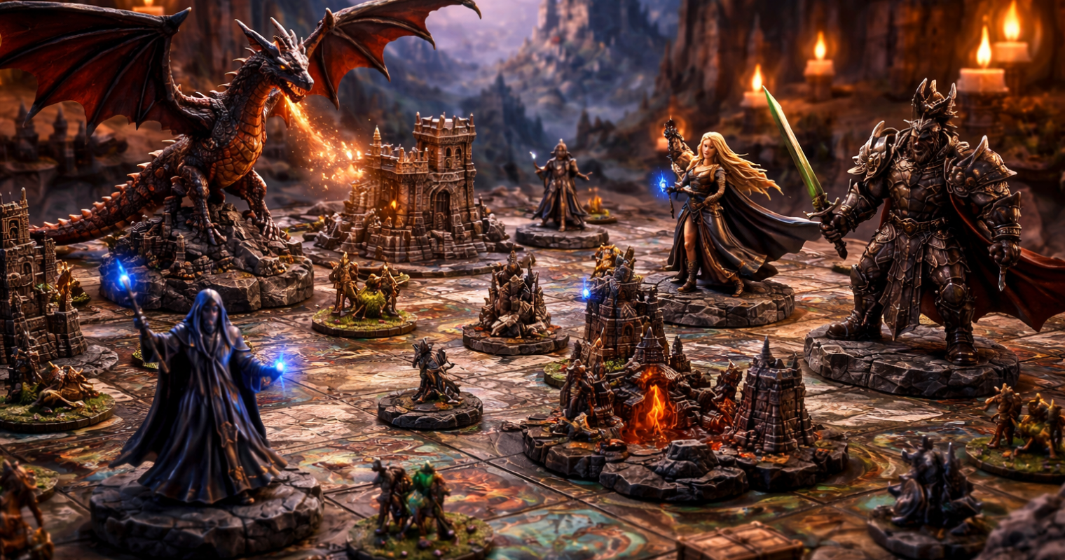 Collectible Fantasy Board Game Pieces - Collectible Fantasy Board Game Pieces for True Fans