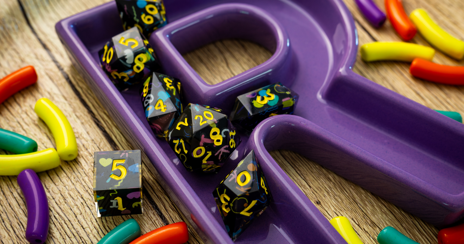 Colorful Dice - Colorful Dice Elevate Your RPG Rolls with Bold Color
