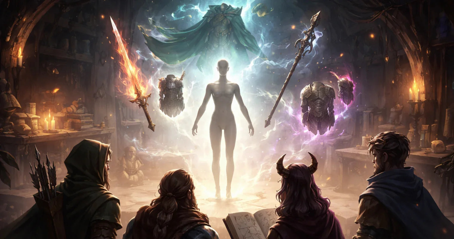 D&D Character Customization - DND Character Customization Mastery Craft Distinct PCs
