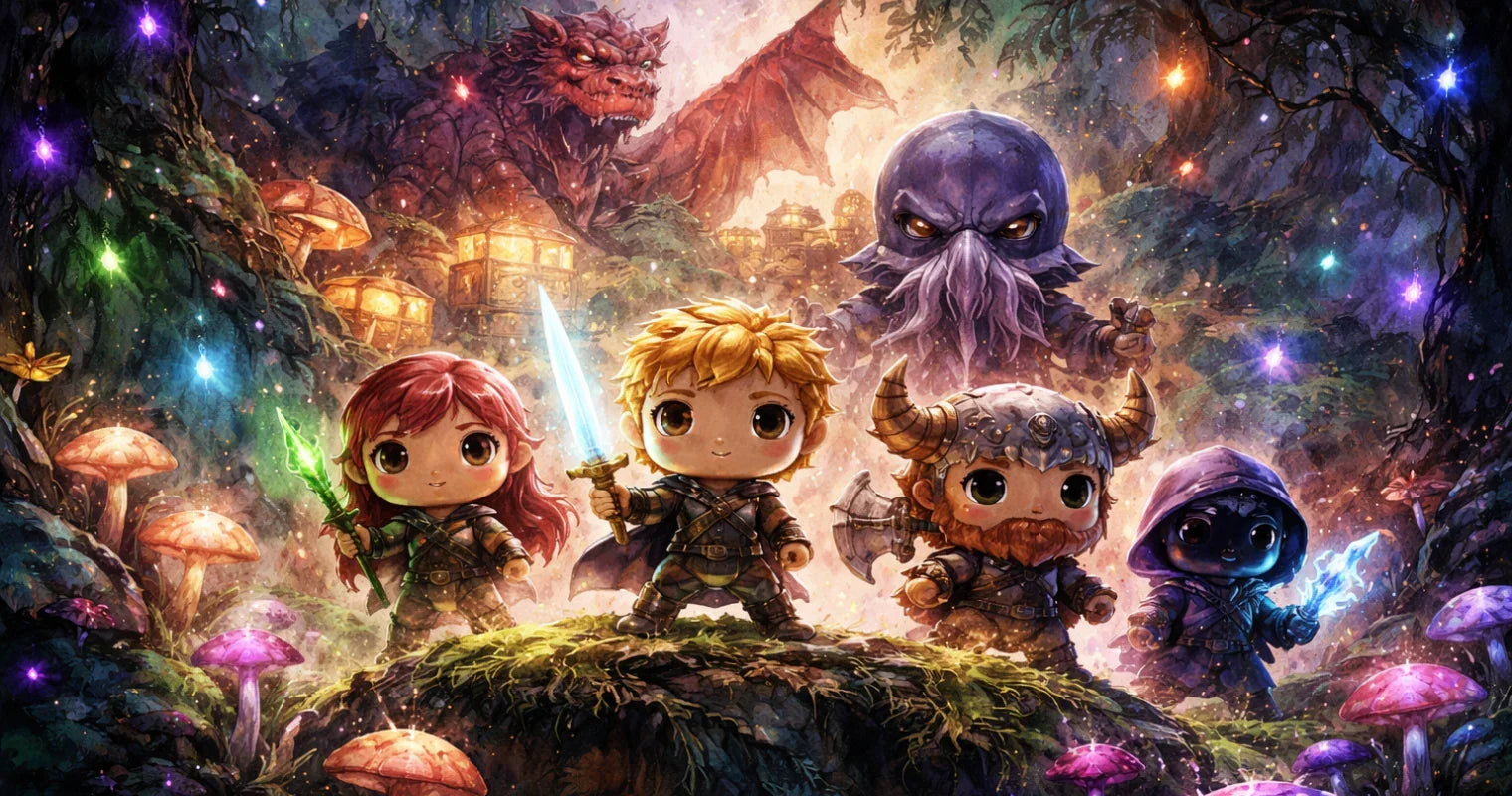 D&D Funko Pops - D&D Funko Pops: Collectible Figures for Legendary Parties