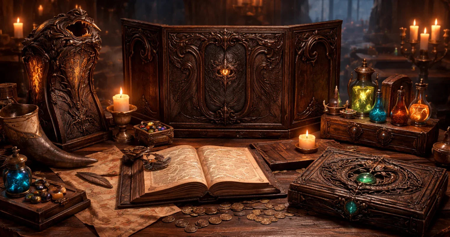 Ebonwood DnD Accessories - Ebonwood DnD Accessories to Elevate Immersive Campaigns