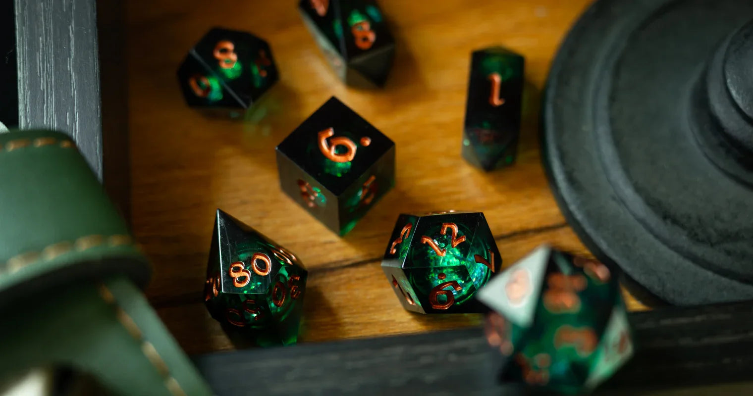 Handcrafted RPG Dice - Handcrafted RPG Dice for Immersive and Consistent Rolls