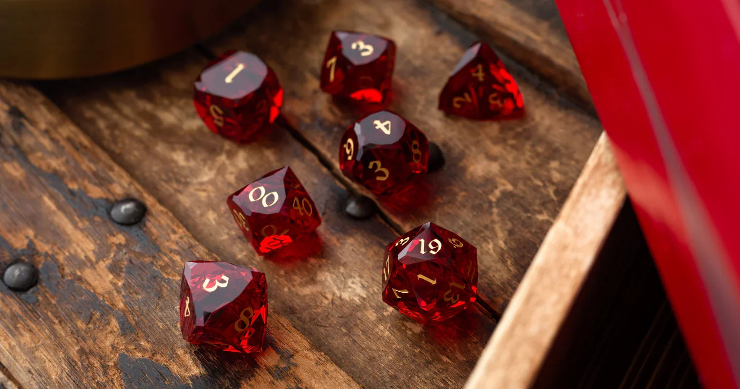 Handmade Dice - Handmade Dice for Balanced Rolls and Rich Color at the Table