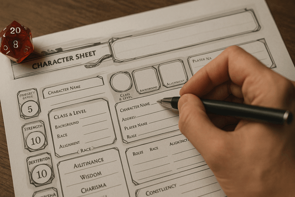 How to Fill Out a D&D Character Sheet | A Beginner-Friendly Guide for DND 5e