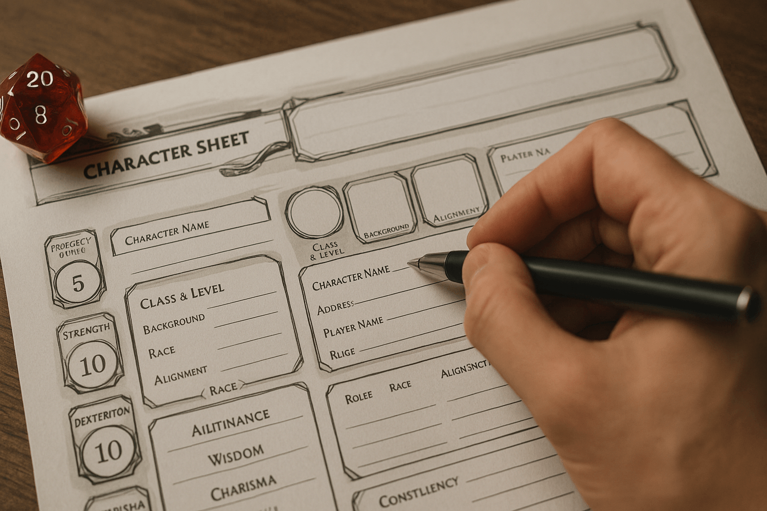 How to Fill Out a D&D Character Sheet | A Beginner-Friendly Guide for DND 5e