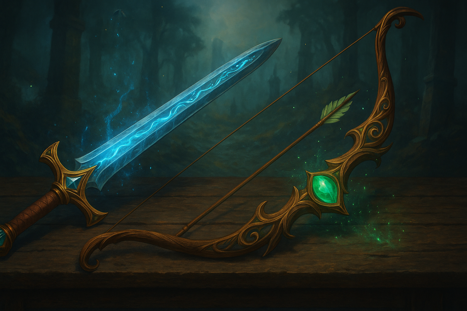 Magic Weapons Swords and Bows – Lore and Tactics | Runic Dice