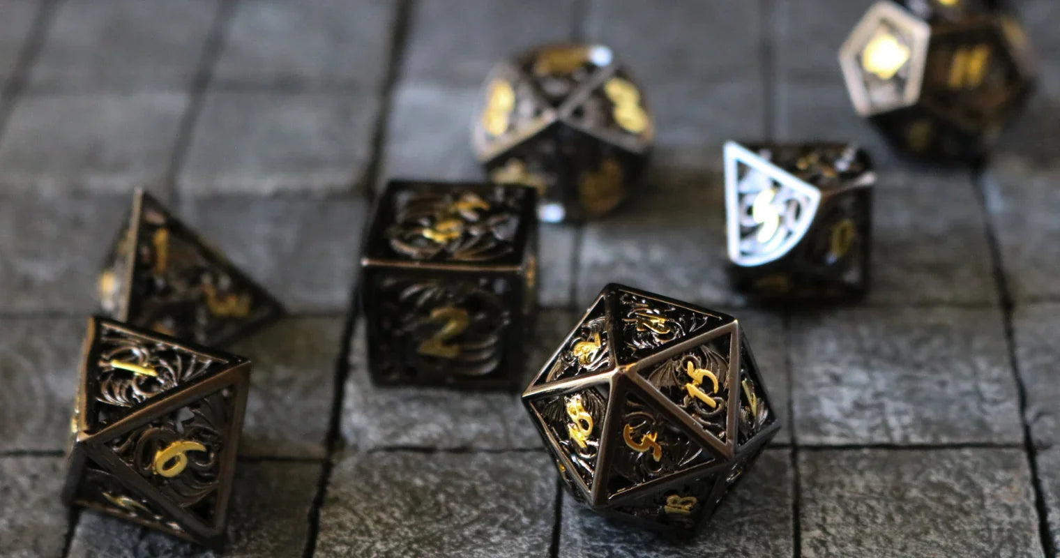 Metal Dice Sets - Metal Dice Sets for Crisp Rolls and Bold Table Presence