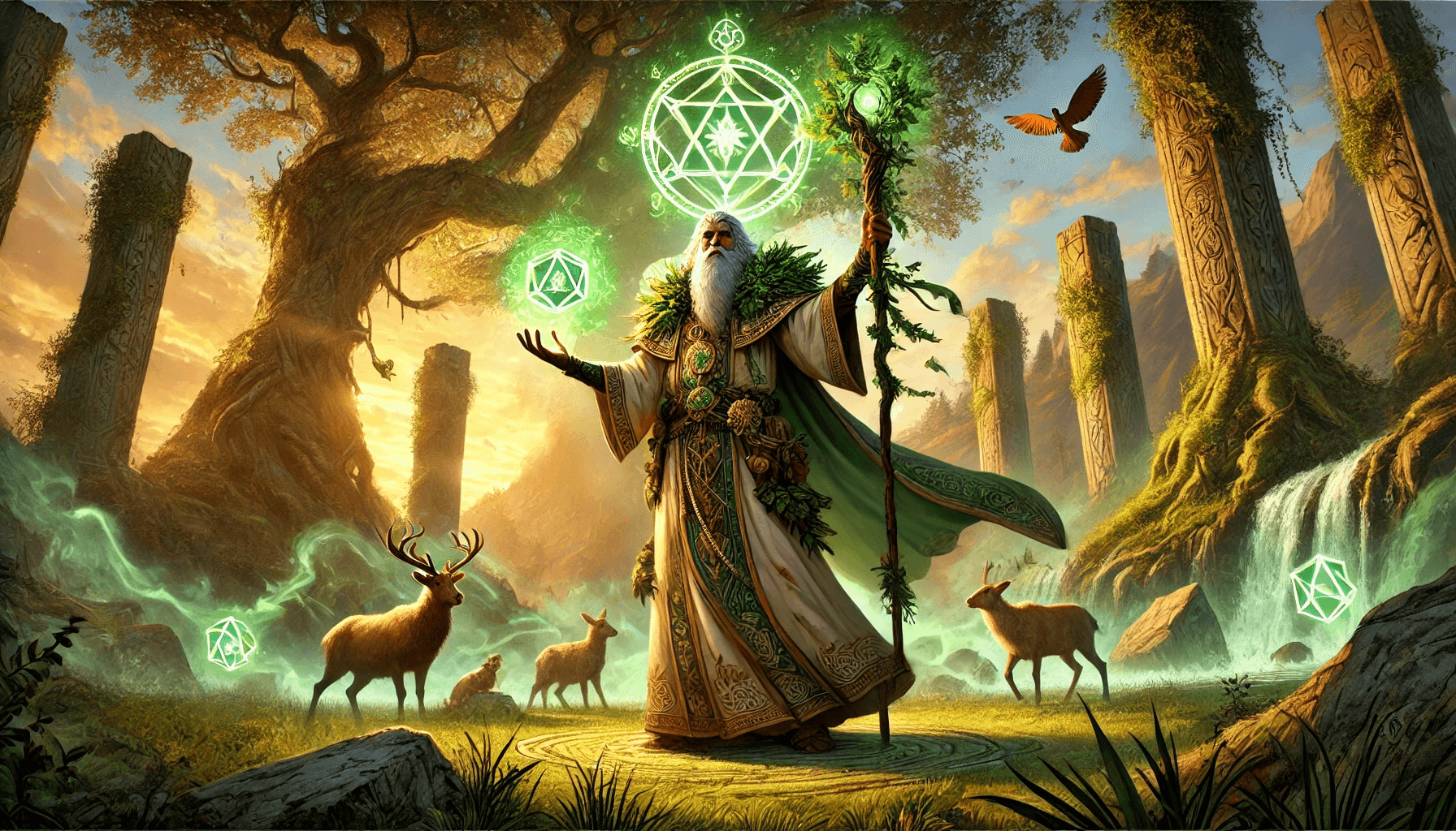 Nature Domain Cleric in D&D ChatGPT said:
