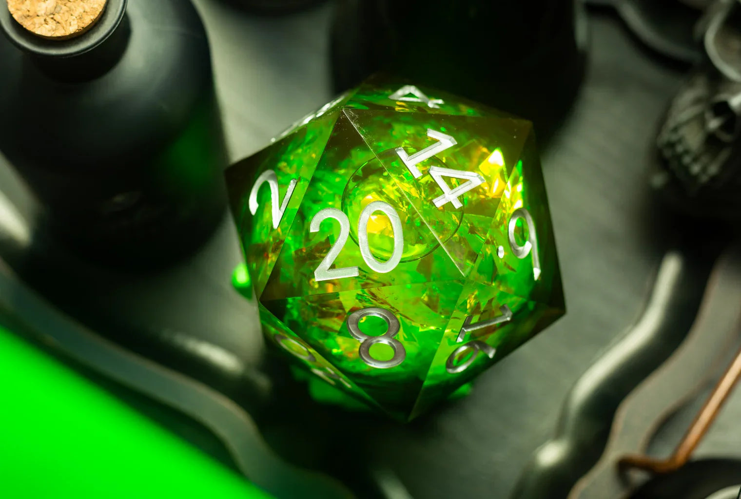 Oversized D20 Die - Oversized D20 Die Elevates Your Showstopping Table Rolls