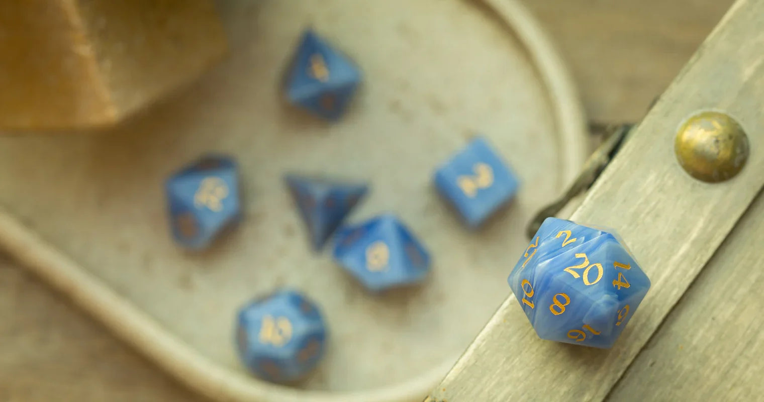 Quality Gemstone DND Dice - Quality Gemstone DND Dice Elevate Your Rolls with Style