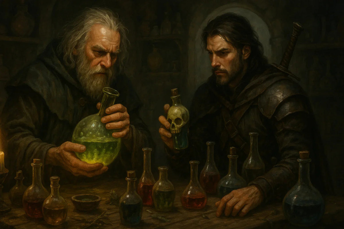 RPG alchemy and poisons – Craft clean, balanced effects | Runic Dice