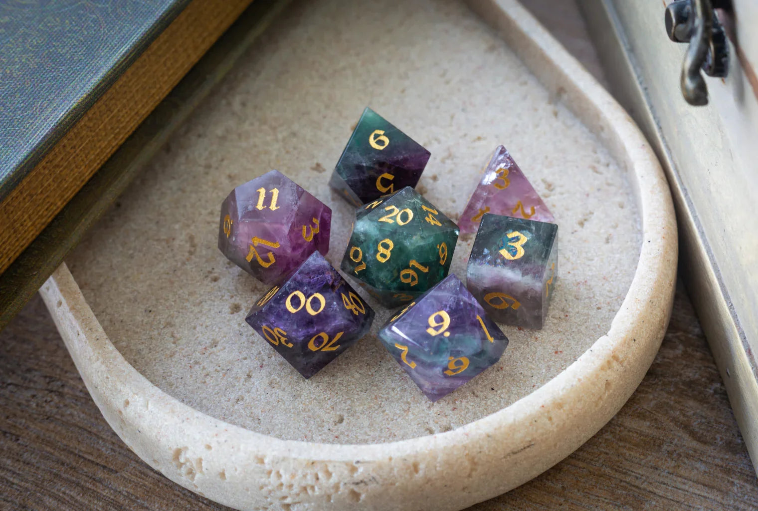 Rainbow RPG Dice Set - Rainbow RPG Dice Set Elevate Your Tabletop Adventures