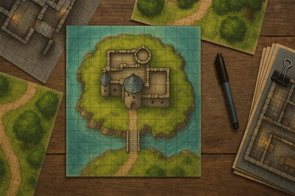 Reusable tabletop battle maps – Faster prep and tactics | Runic Dice