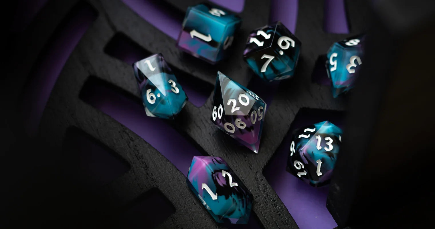 Stylish Tabletop Gaming Dice - Stylish Dice for Tabletop Games Elevate Your Rolls