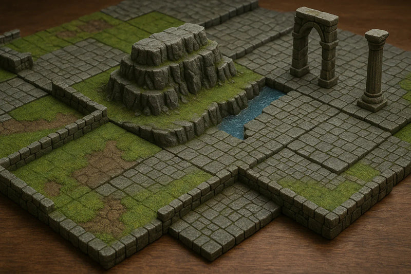 Terrain Tiles for Tabletop RPGs Boost Battle Maps | Runic Dice
