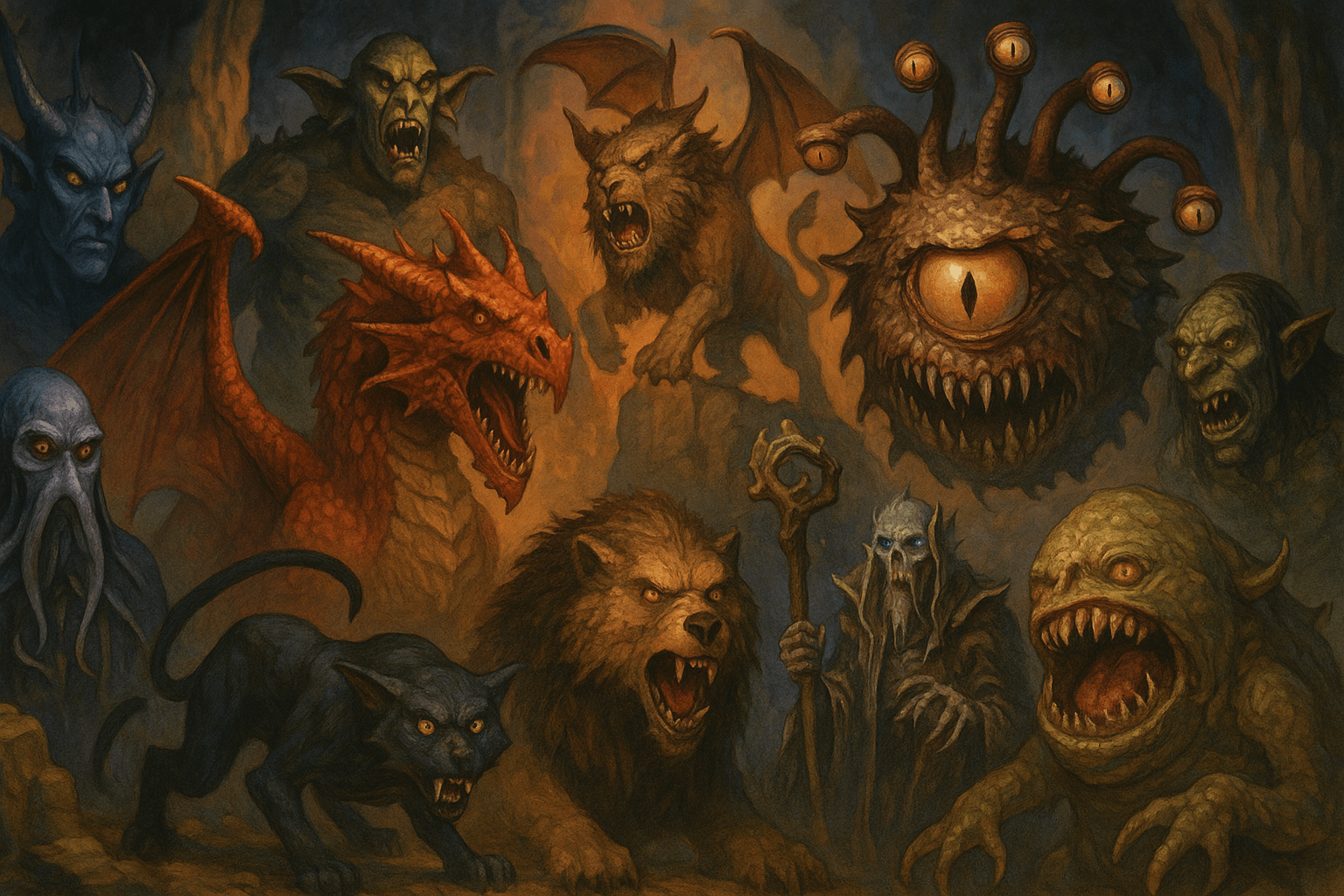 Top 10 Most Iconic D&D Monsters and How to Use Them