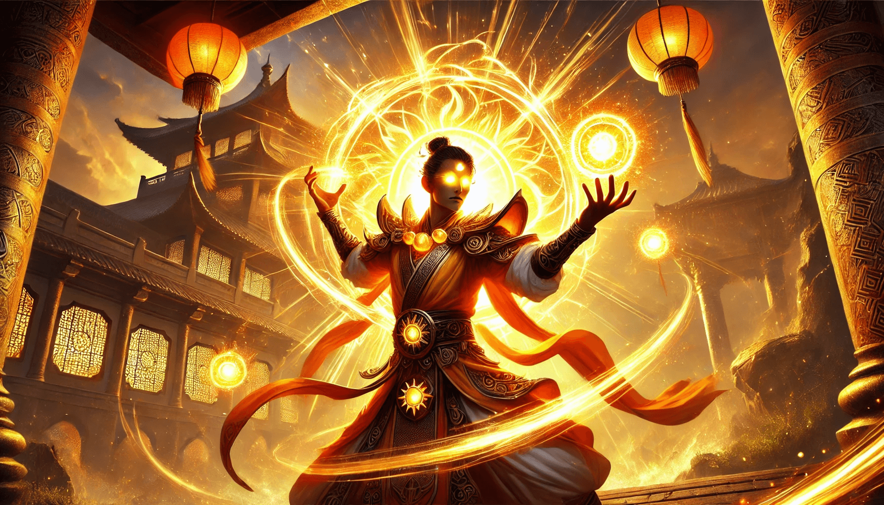Way of the Sun Soul Monk in D&D