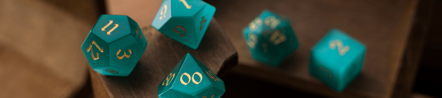 Vibrant gemstone DnD dice set with rich colors and intricate designs, perfect for precision and style in gameplay