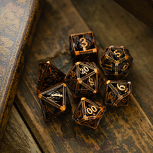 Ancient Dragon Bronze Metal DND Dice Set