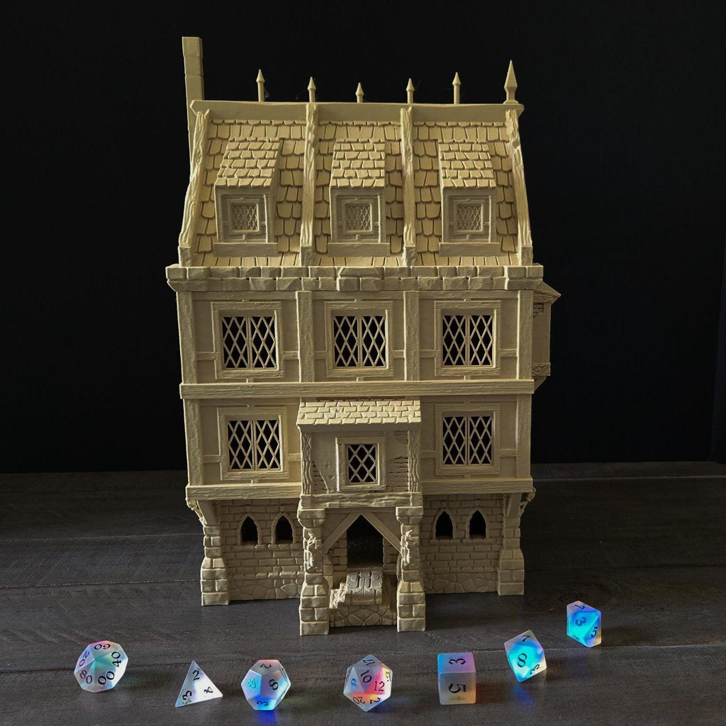 3D Printed Large 3 Story Inn DND Terrain | Perfect for Tabletop RPGs