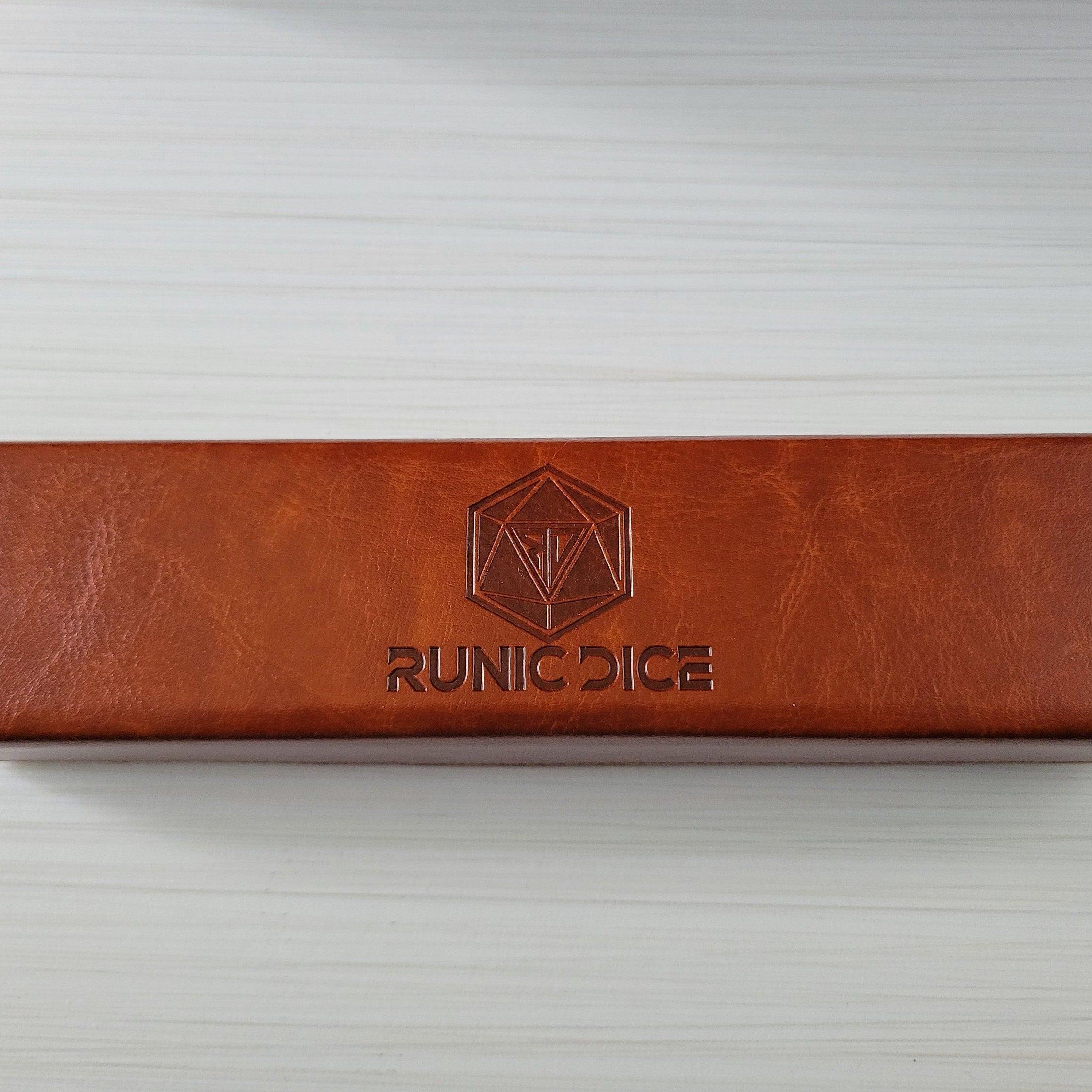 Pink/Silver Handmade Sharp Edge Resin DND Dice Set