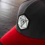 Runic D20 Snapback Hat | RPG Dice Cap for DND & Tabletop Gamers