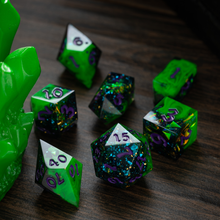 Venomous Rift Handmade Resin DND Dice Set