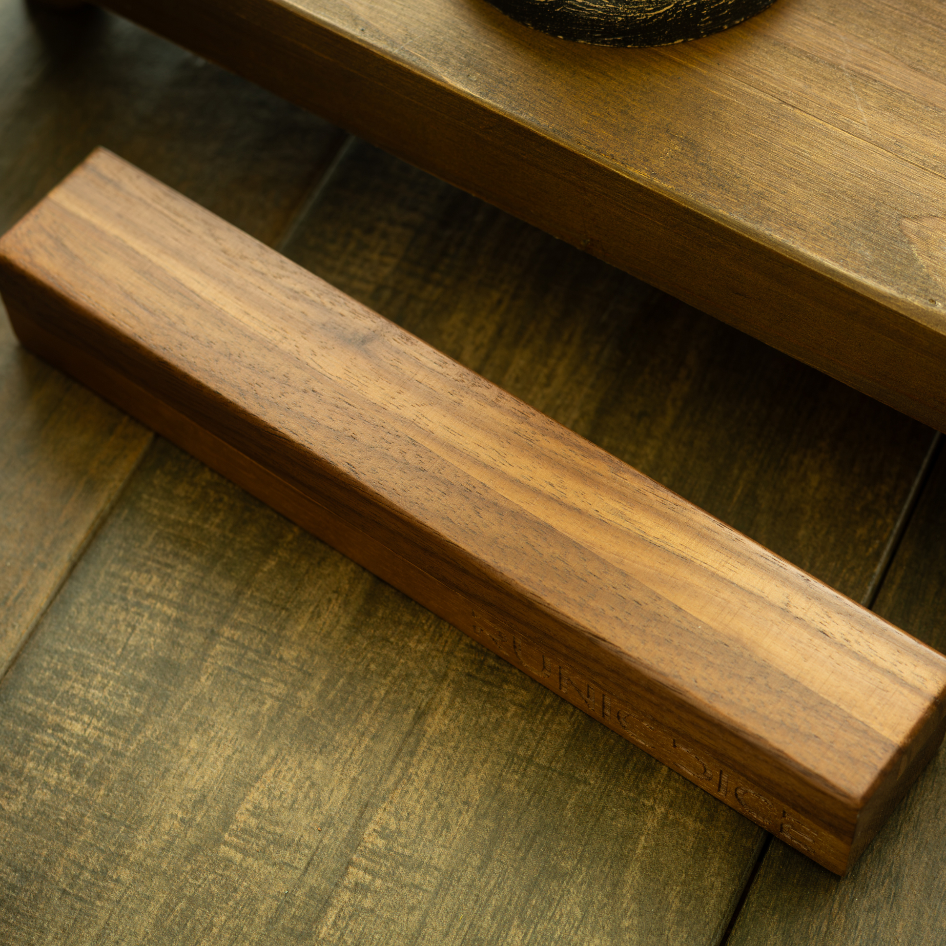 Black Walnut Wood Magnetic Dice Storage Box